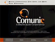 Tablet Screenshot of comunic.com.br
